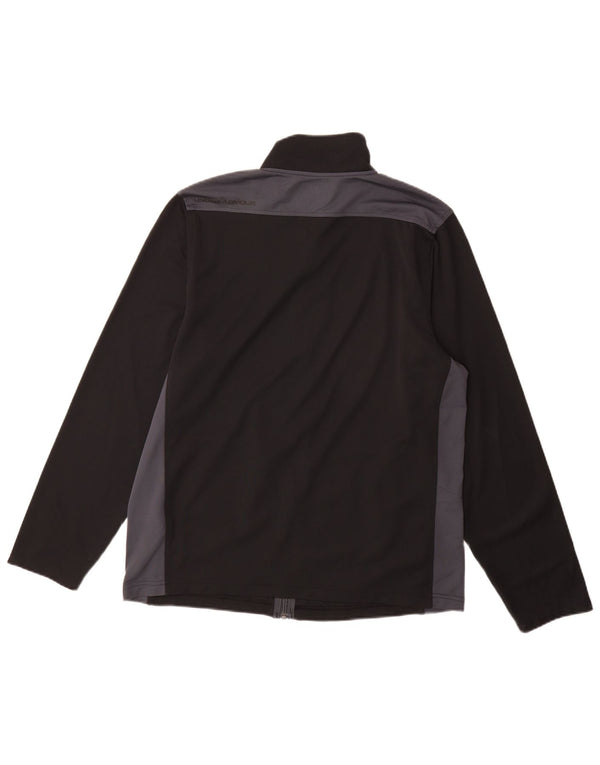 Under Armour Herre Heat Gear Træningsdragt Topjakke Stor Sort Colourblock