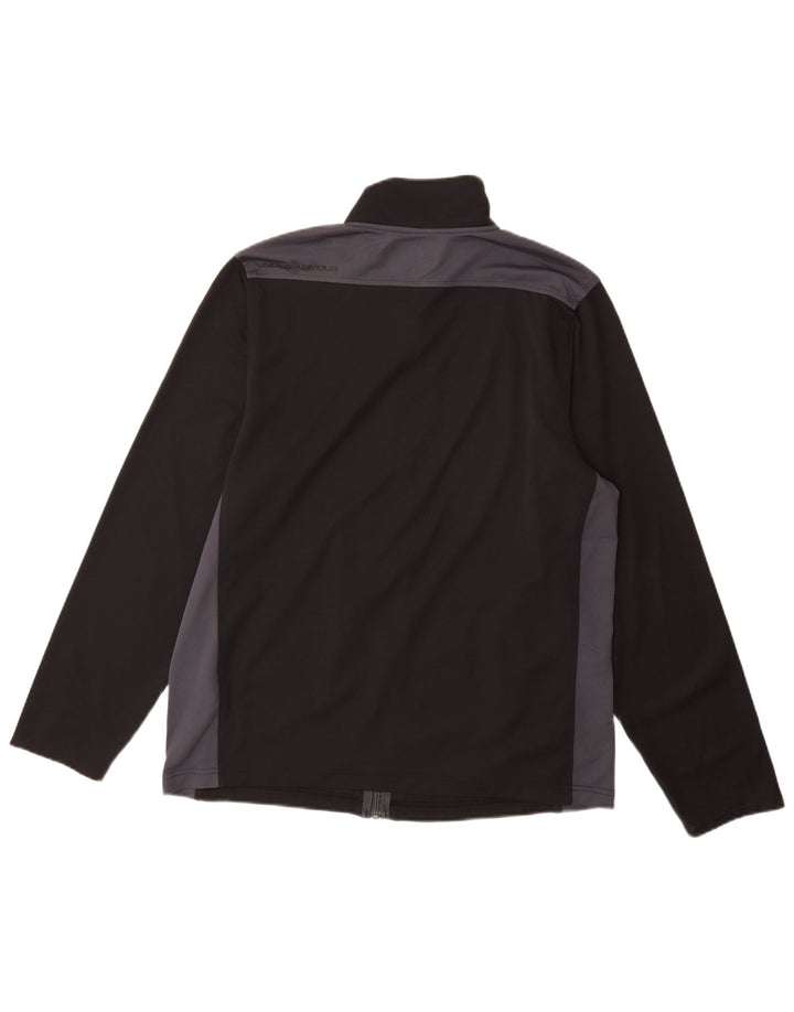 Under Armour Herre Heat Gear Træningsdragt Topjakke Stor Sort Colourblock