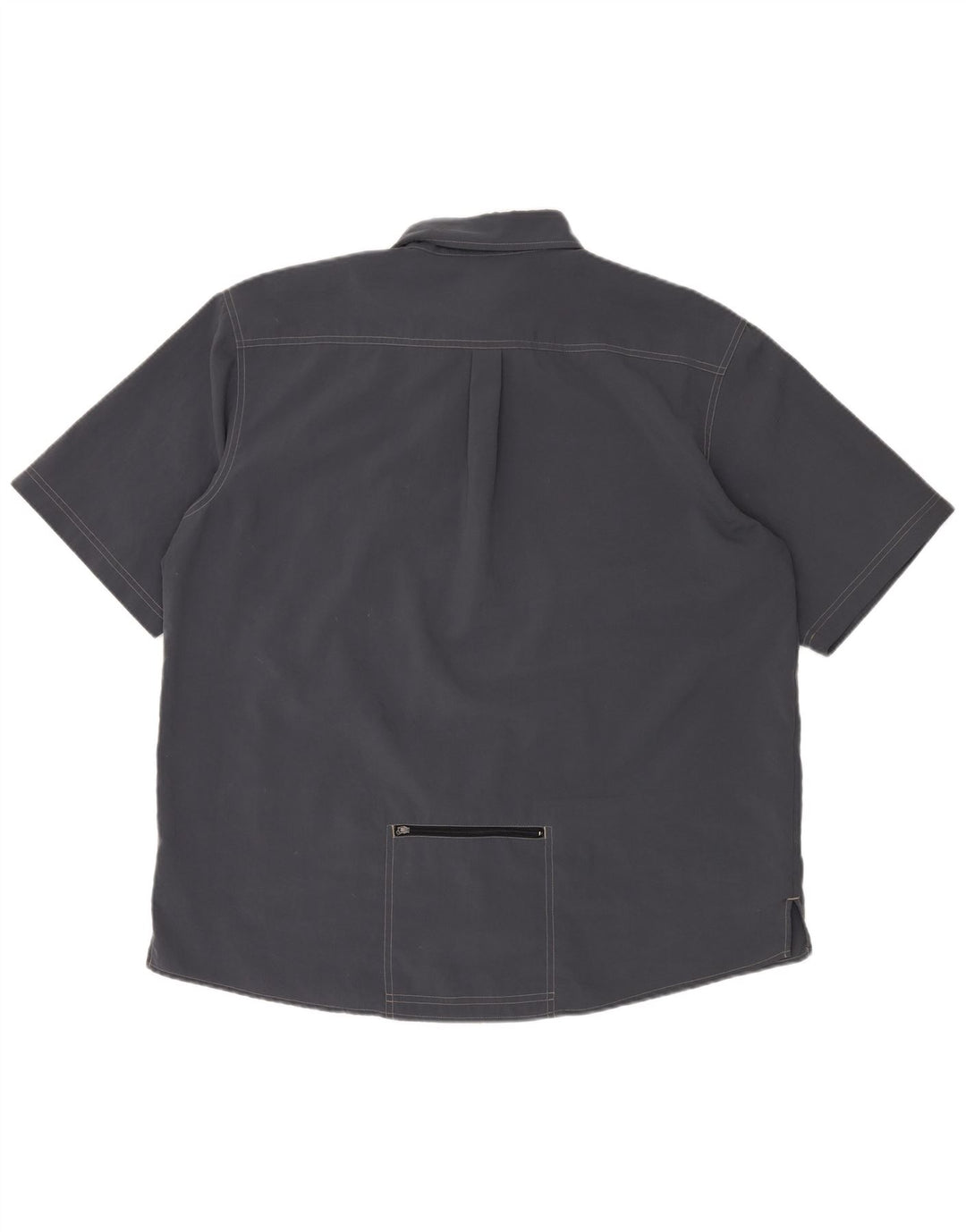 ADIDAS Kortærmet Herreskjorte UK 46/48 XL Navy Blue Polyester