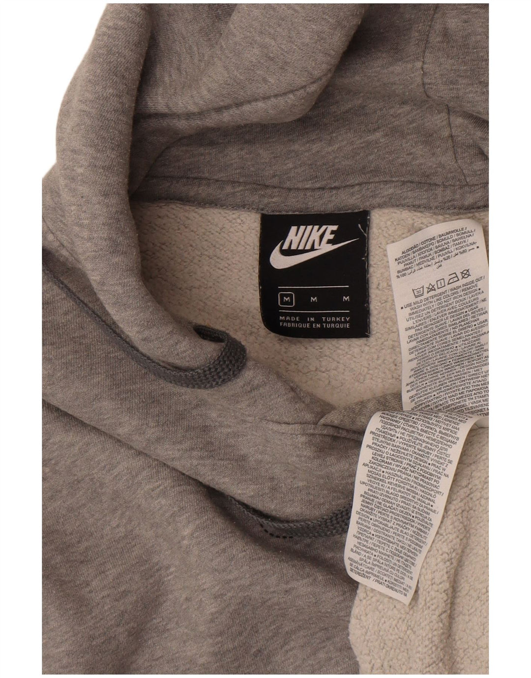 Nike Herre hættetrøje Jumper Medium Grey Bomuld