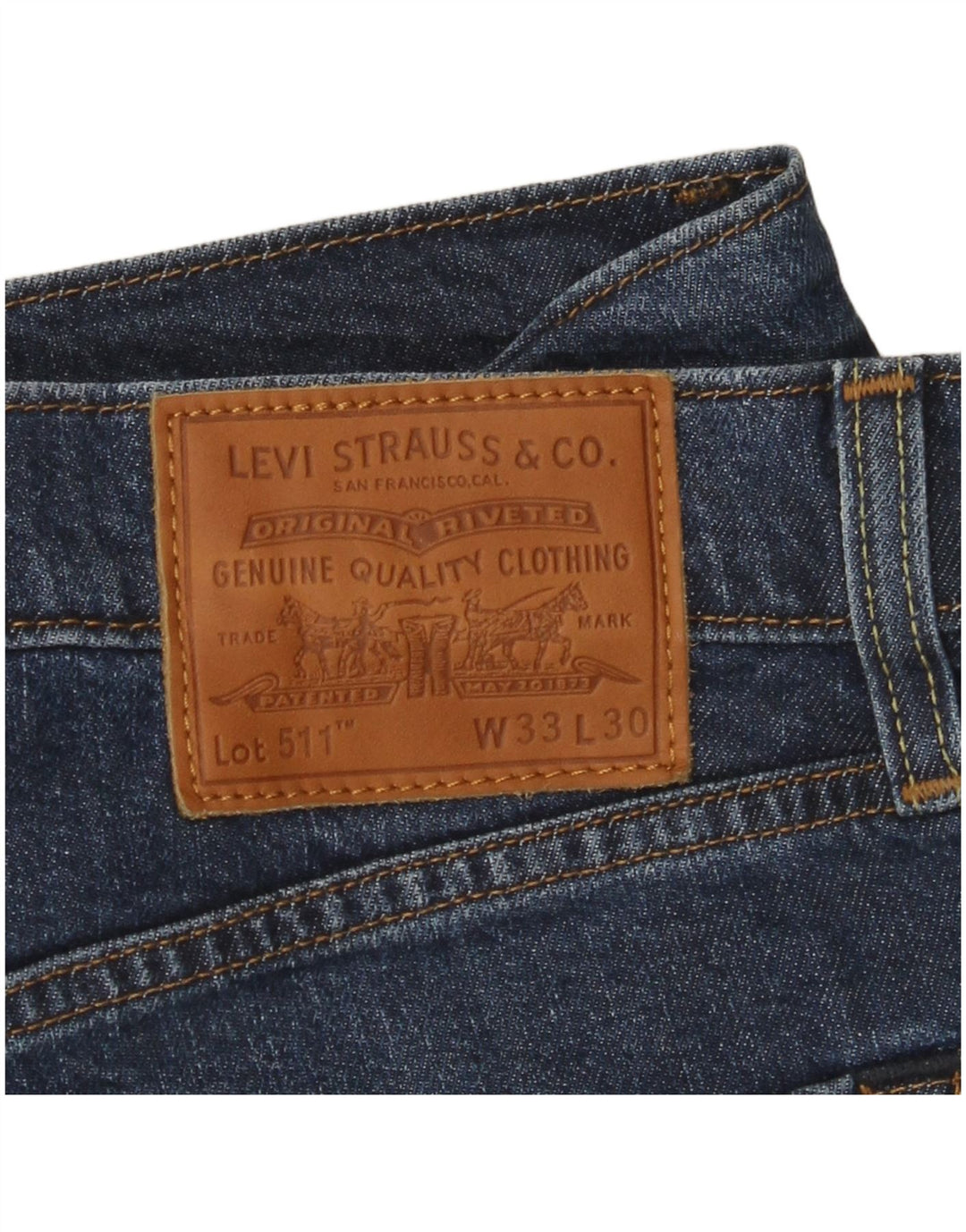 Levi's Herre 511 Slim Jeans W33 L30 Blå Bomuld