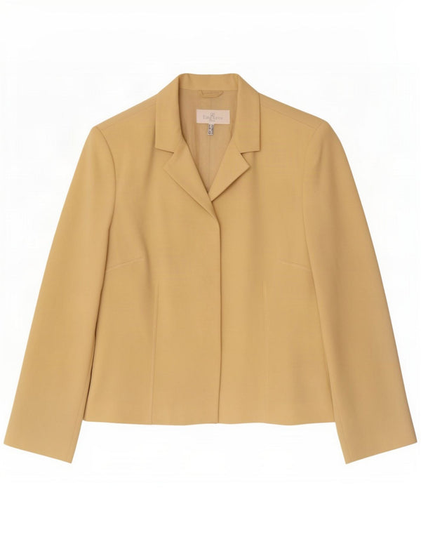 Elegance Dame Blazer Jacket UK 16 Large Beige