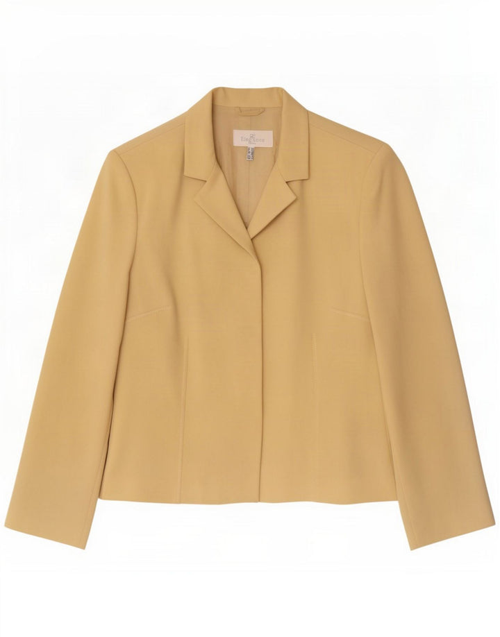 Elegance Dame Blazer Jacket UK 16 Large Beige