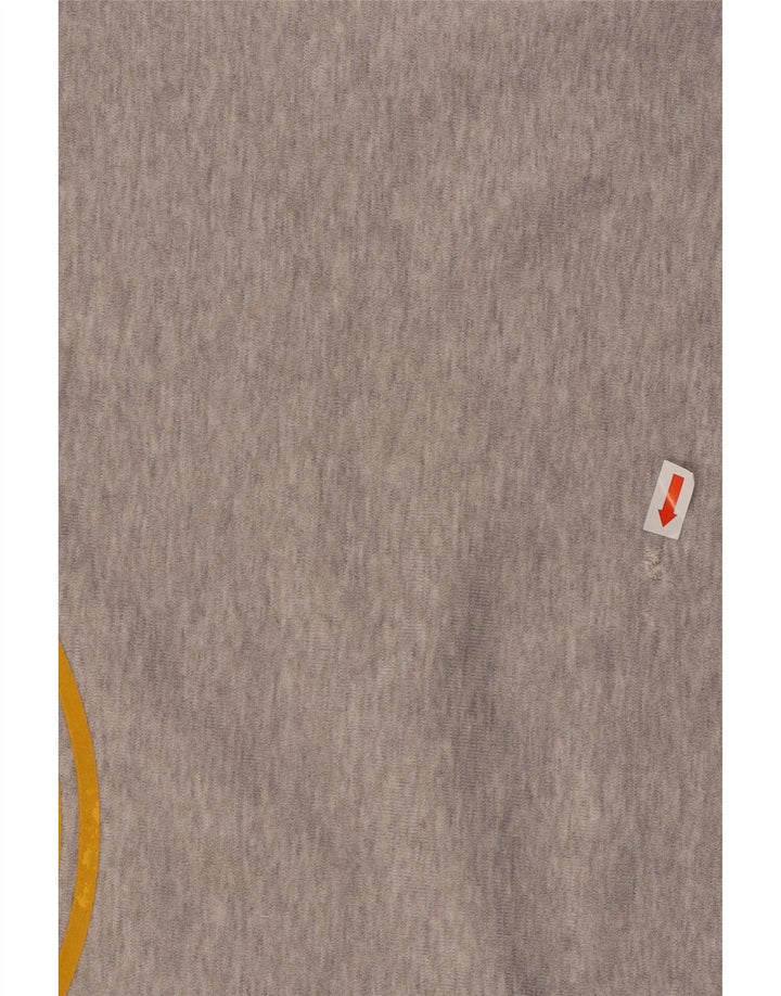 ADIDAS grafisk sweatshirt til mænd mellem grå bomuld