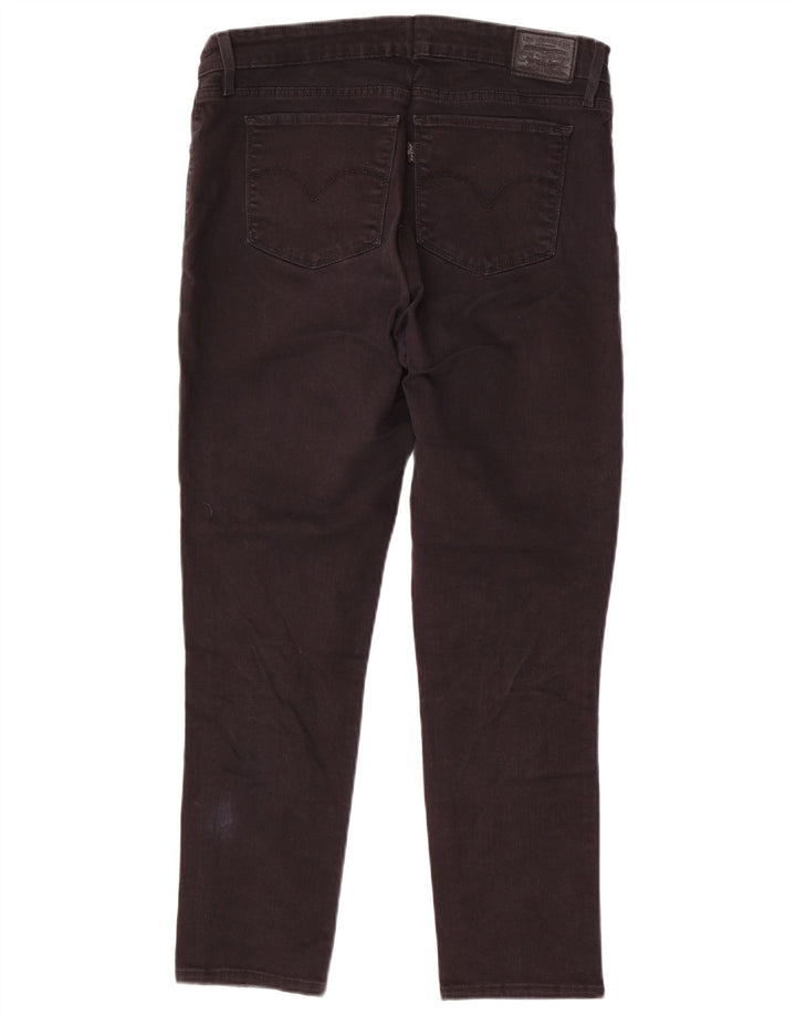 Levi's Slim Jeans til kvinder W32 L26 sort bomuld
