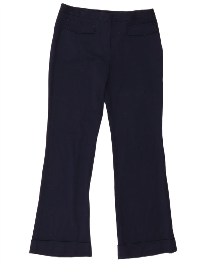 Zara Dame Bootcut Casual Bukser Medium W28 L30 Marineblå Polyester