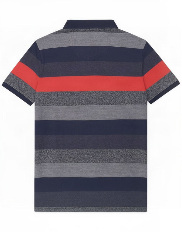 Fat Face Herre poloshirt XL Blå Stribet