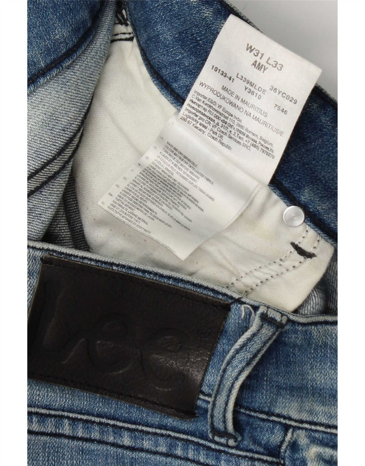 Lee Mens Slim Jeans W31 L33 Blå Bomuld
