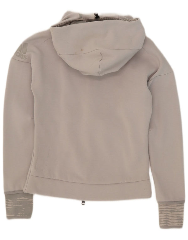 Adidas Dame Hættetrøje Sweater UK 6 XS Grå