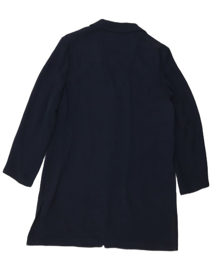 Luisa Spagnoli Dame Overfrakke IT 50 XL Navy Blue Acetate