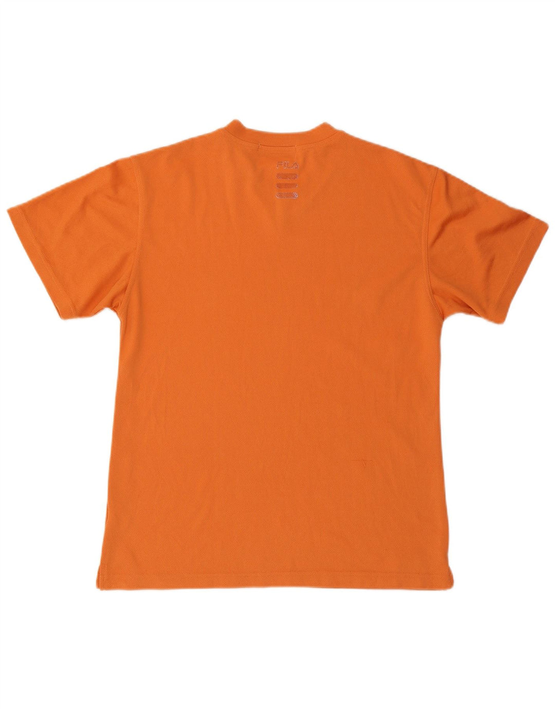 FILA Dame T-Shirt Top UK 16 Stor Orange Polyester