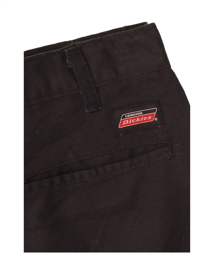 DICKIES Womens Straight Chino Trousers W26 L32 Black