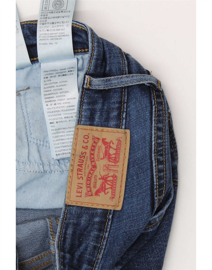 Levi's Dame 712 Slim Jeans W29 L30 Blå Lyocell