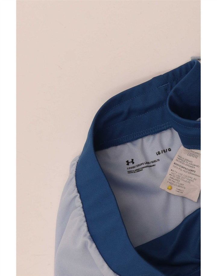 Under Armour Herre Sportshorts Store Blå Colourblock Polyester