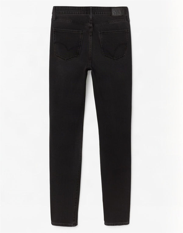 Levi's Dame 721 Skinny Jeans W30 L30 Grå Bomuld