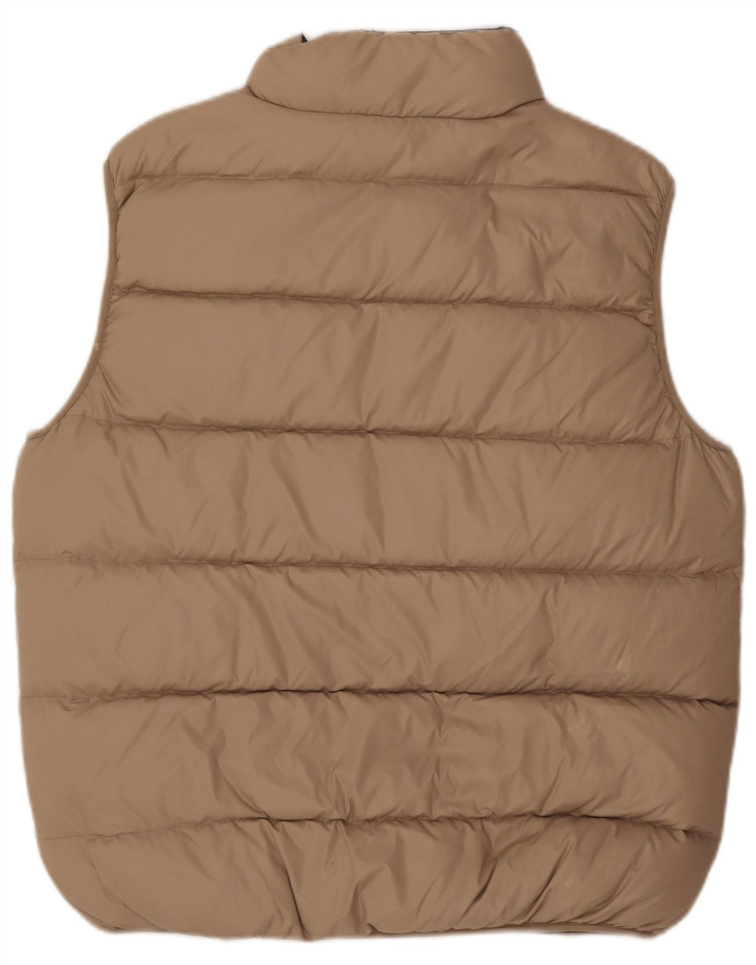 North Sails Herre Vendbar Polstret Gilet UK 40 Stor Beige Nylon