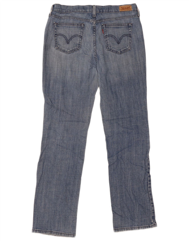 Levi's Dame 505 lige jeans US 8 Medium W33 L32 Blå Bomuld