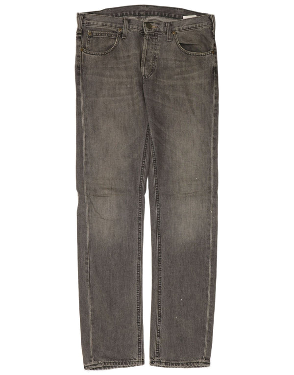 LEE Mens Daren Straight Jeans W33 L34 Grå Bomuld