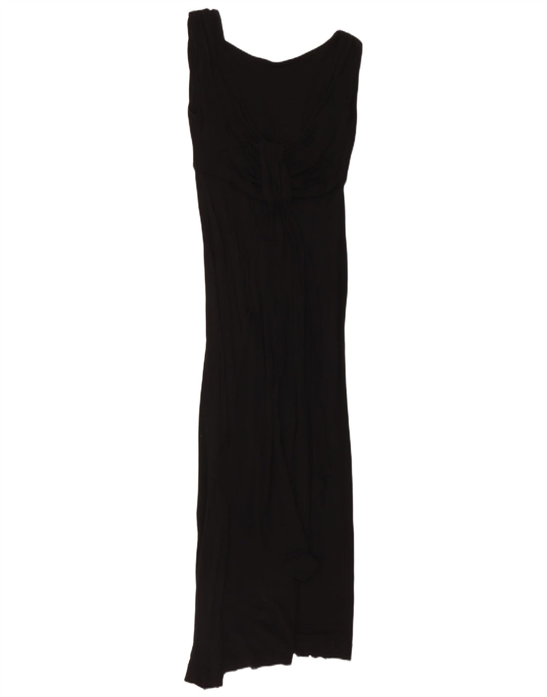 French Connection Dame ærmeløs Maxi Dress UK 10 Small Black Viscose