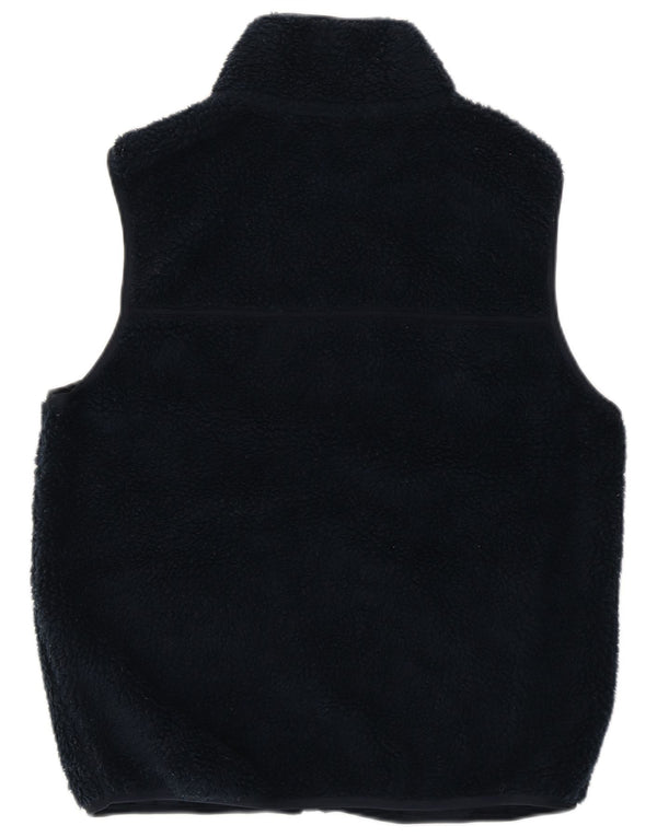 Tommy Hilfiger Dame Fleece Gilet UK 10 Small Navy Blue Polyester