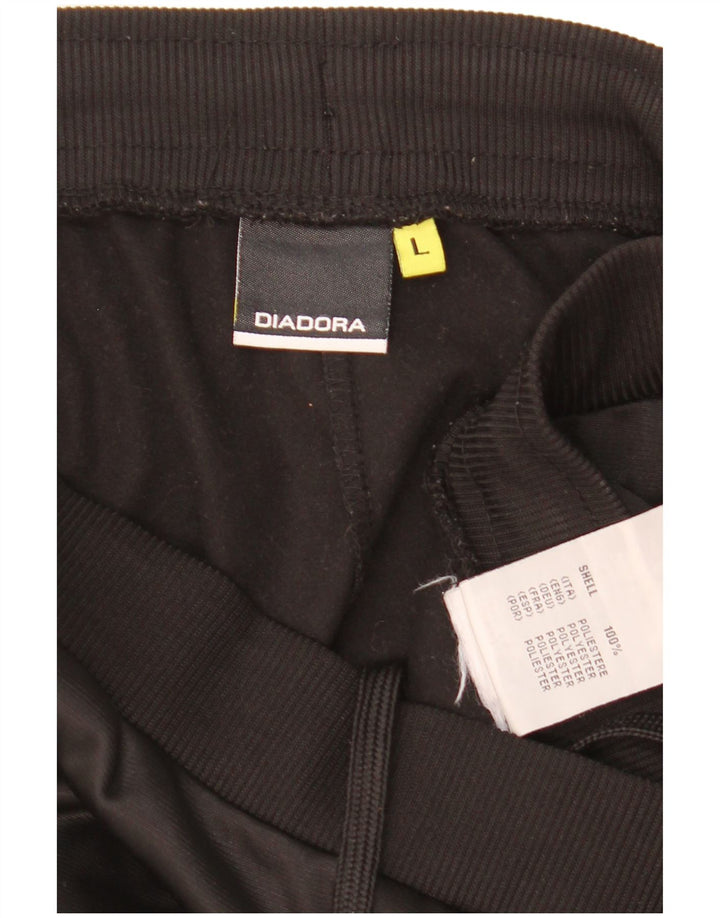 Diadora Womens træningsdragt Bukser UK 14 Large Black Polyester