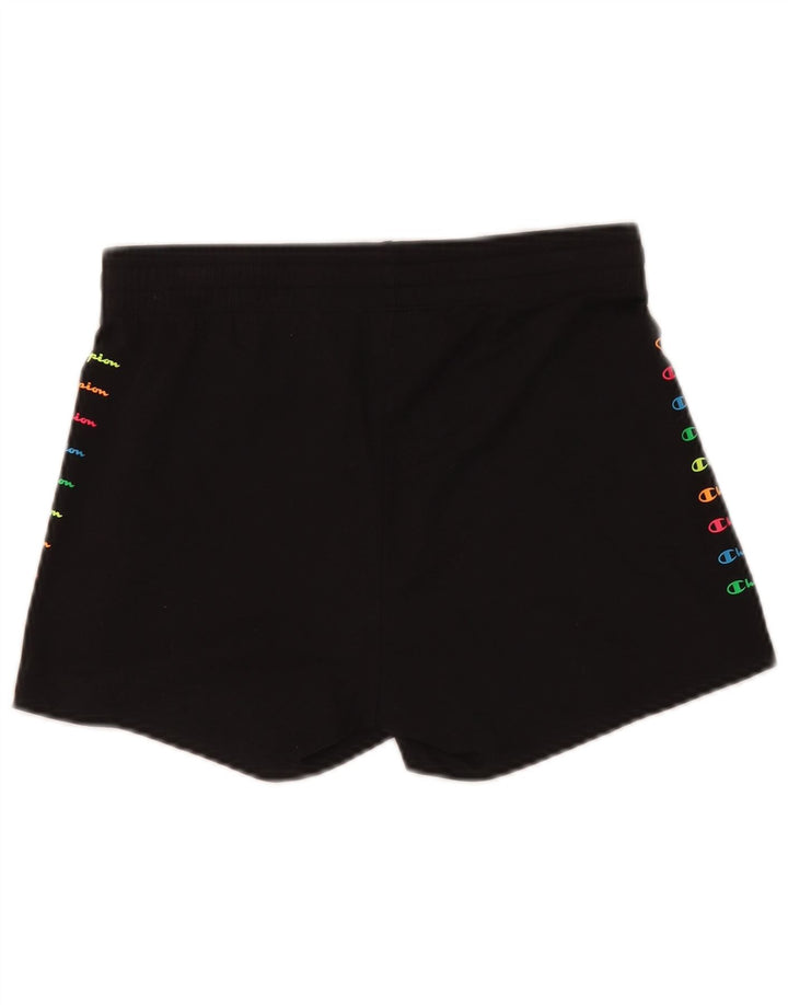 Champion Dame grafiske sportsshorts UK 12 Medium Sort