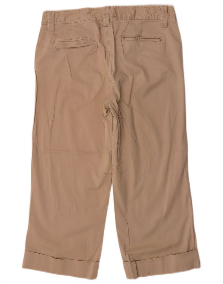 EDDIE BAUER Dame Vashon Fit Capri Bukser US 6 Medium W32 L21 Beige