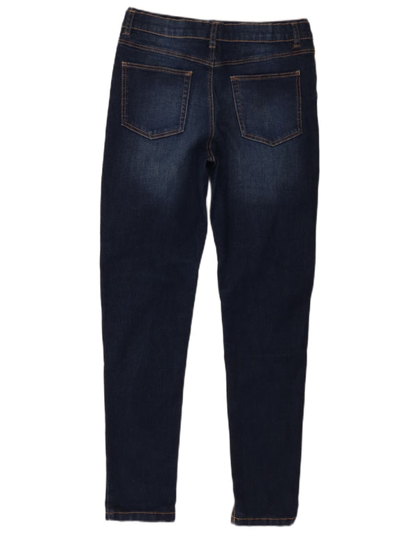 Marks & Spencer Boys Skinny Jeans 12-13 år W28 L28 Blue Cotton