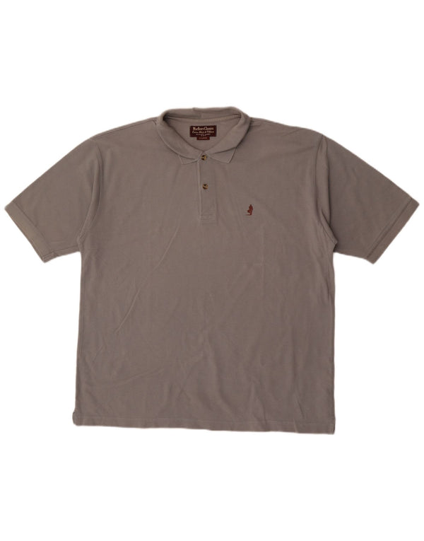 Marlboro Classics Mens Polo Shirt XL Grey Cotton