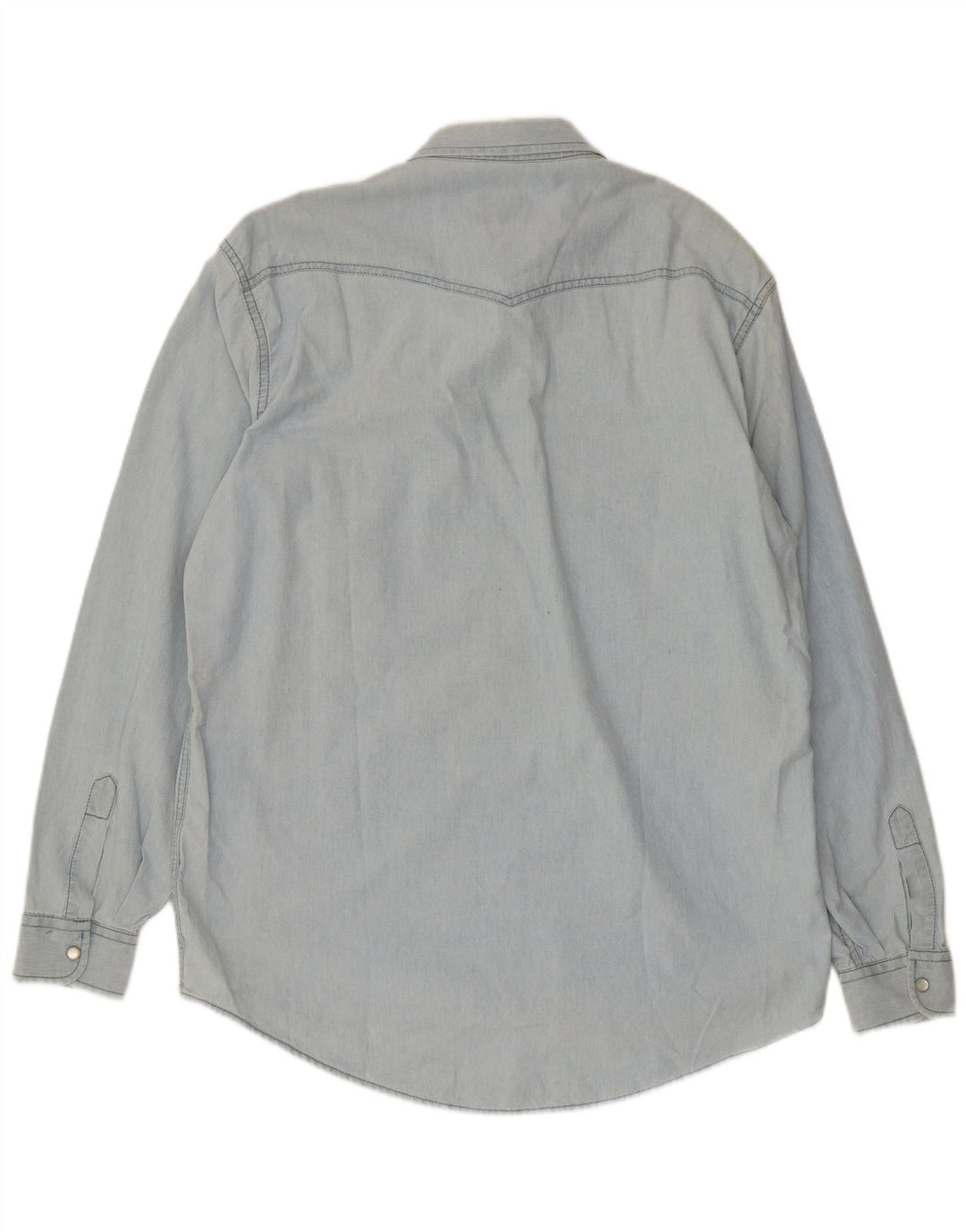 Levi's Denimskjorte til mænd, stor blå bomuld