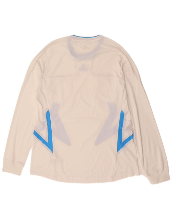 ADIDAS Herre Climacool Top Langærmet XL Hvid Colourblock Polyester