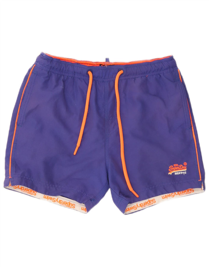 Superdry Badeshorts til mænd mellemlilla polyester