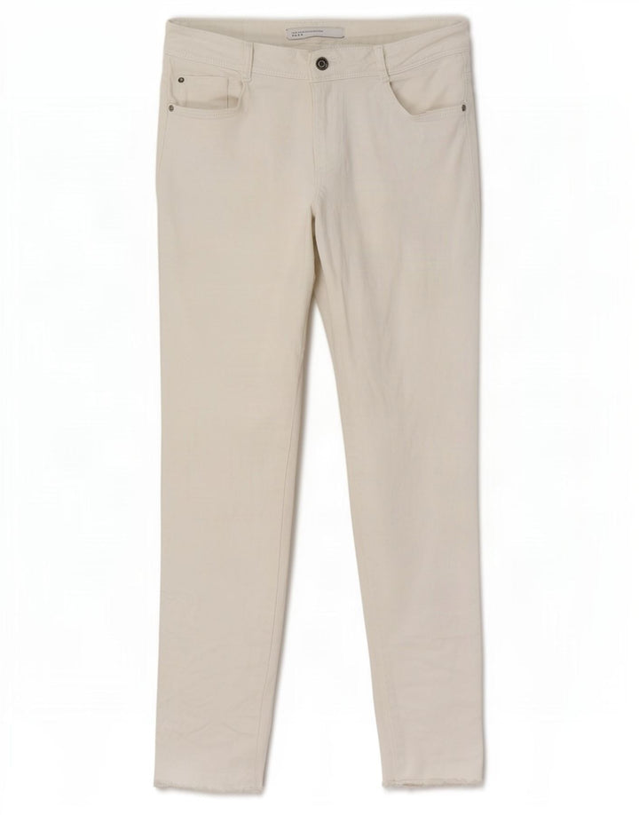 Zara Dame Slim Jeans EU 36 XS W27 L27 Hvid