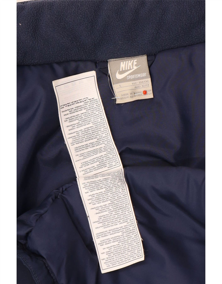 Nike drenge grafisk polstret jakke 12-13 år stor marineblå polyester