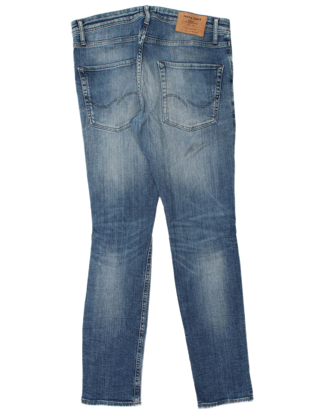 Jack & Jones Herre GLENN Slim Jeans W33 L32 Blå