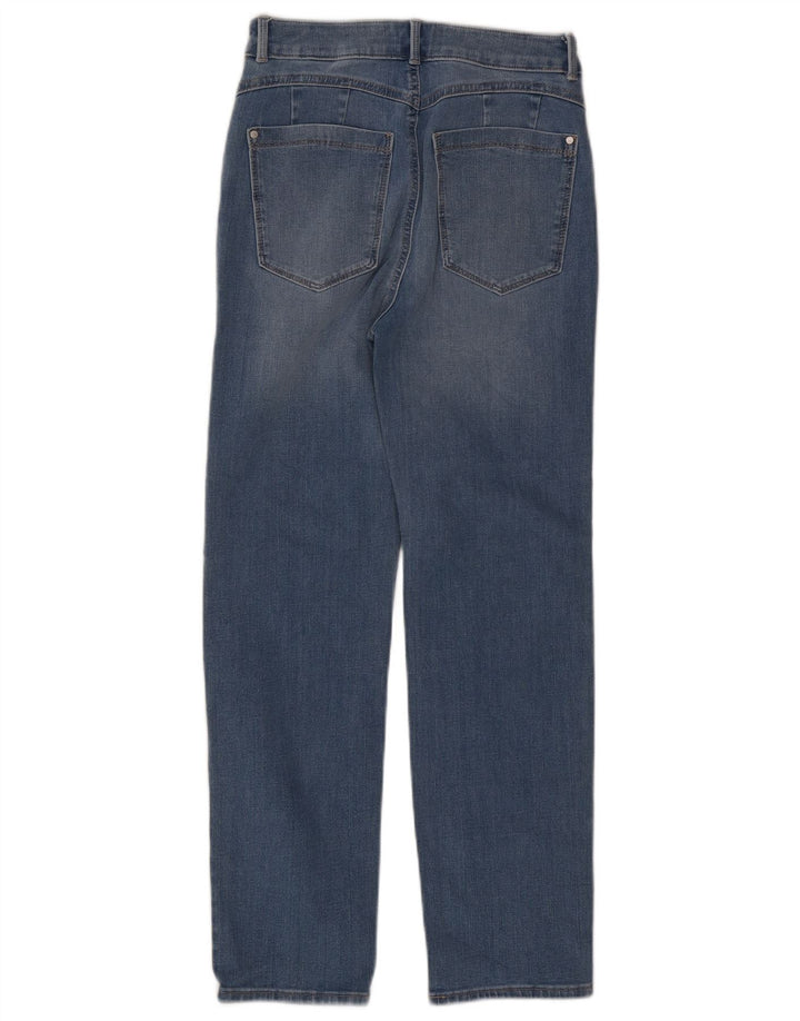 Marks & Spencer Dame Sienna Straight Jeans UK 10 Small W27 L27 Blue