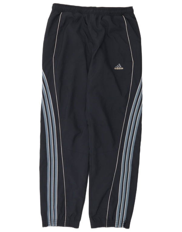 Adidas Herre træningsdragt Bukser Joggers Large Navy Blue Stribet Polyester