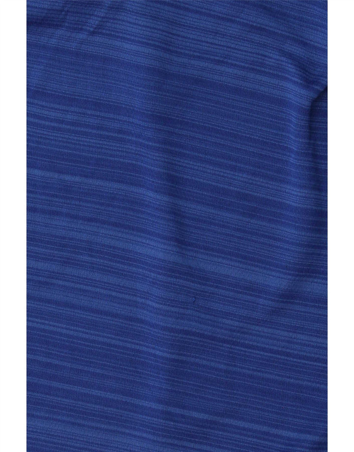 Mountain Warehouse Herre IsoCool T-Shirt Top Lille Blå Stribet Polyester