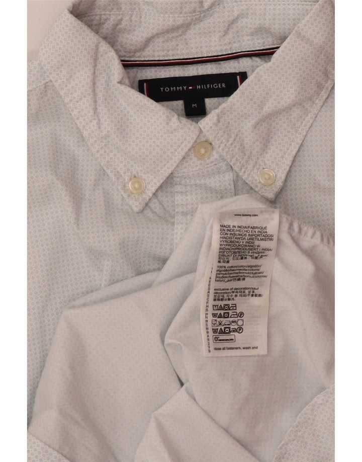 Tommy Hilfiger Herreskjorte Medium Blue Spotted Bomuld