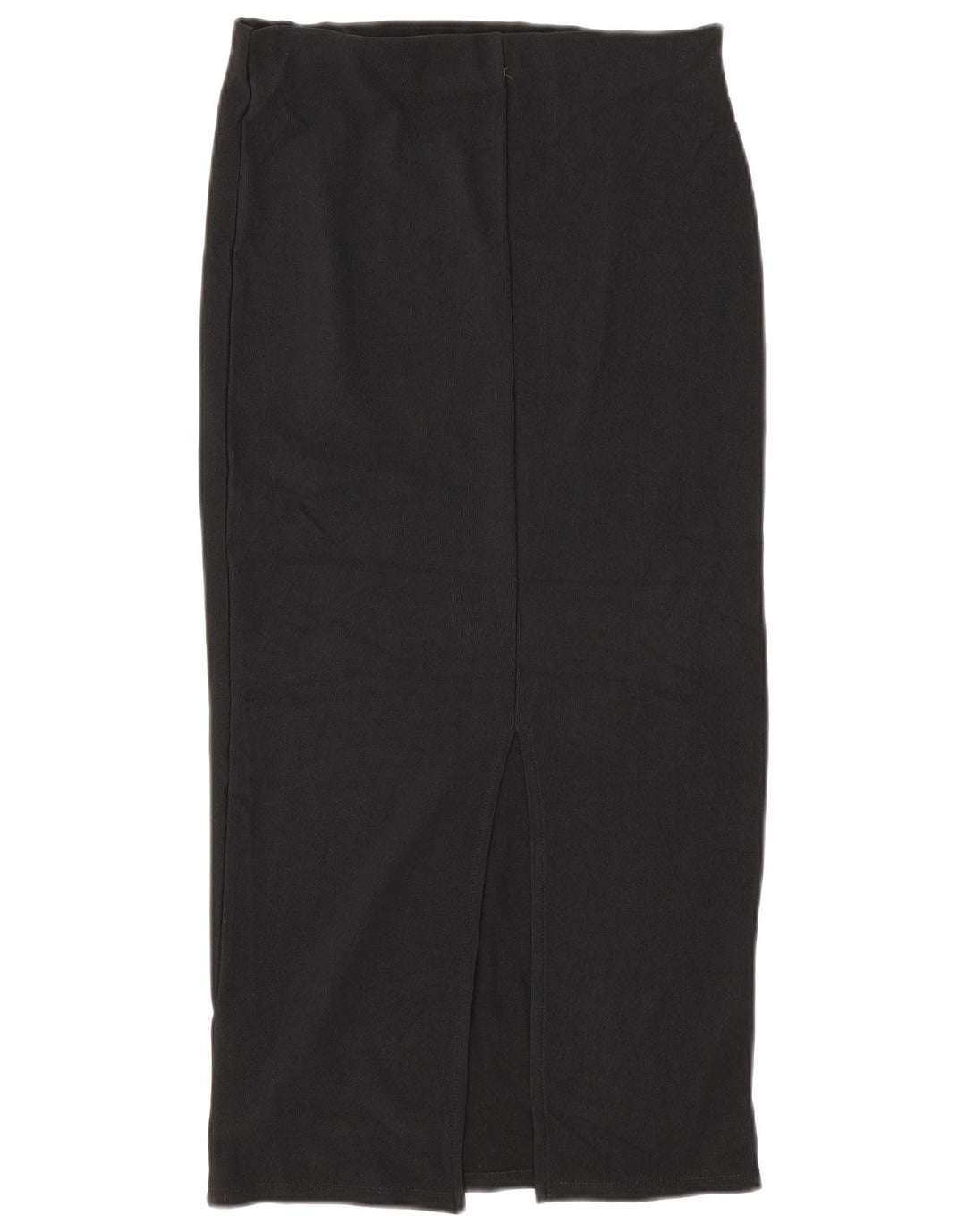 Zara Midi-nederdel med høj talje, stor W30, sort polyester