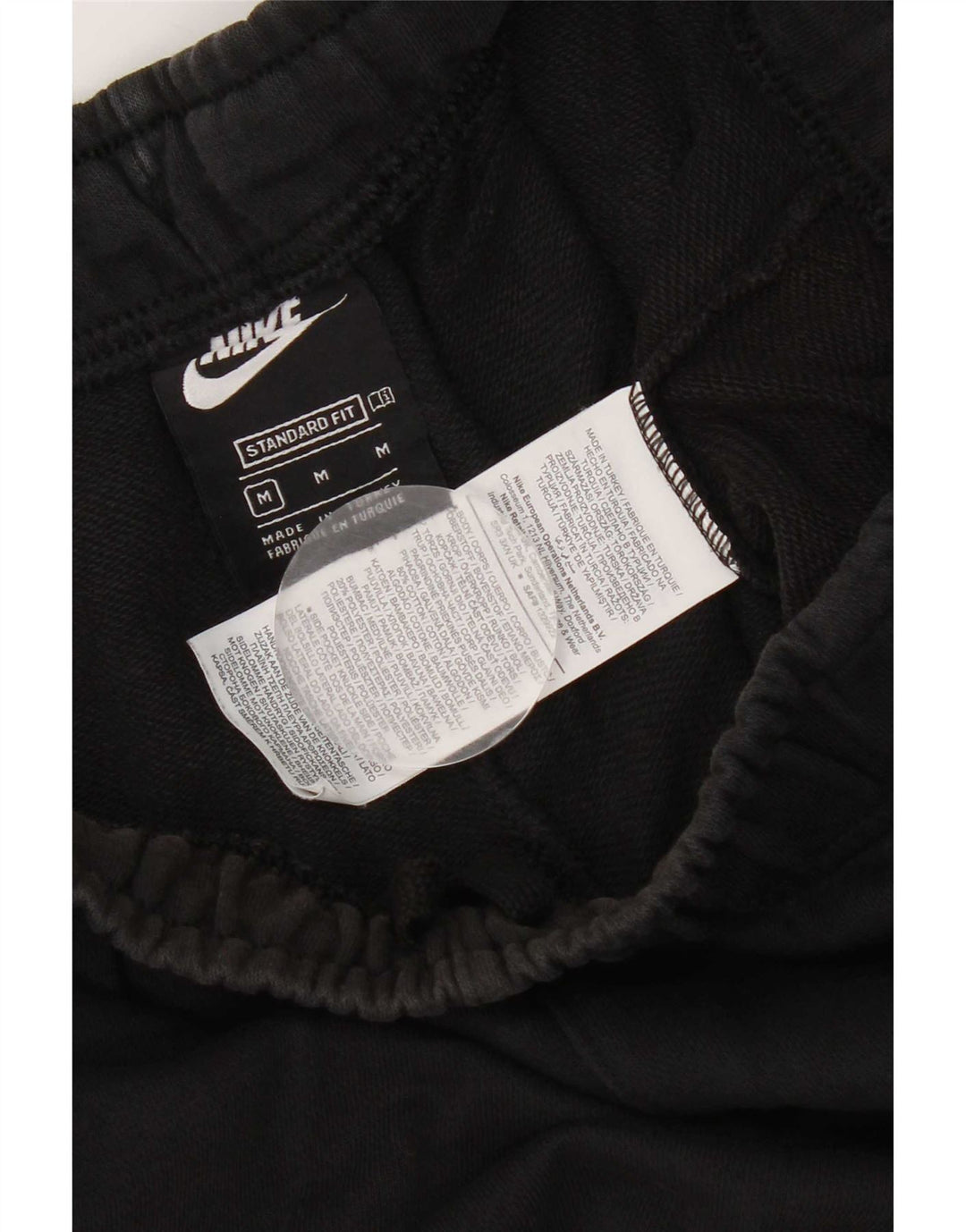 Nike Herre Standard Fit Sportshorts Medium Sort Bomuld