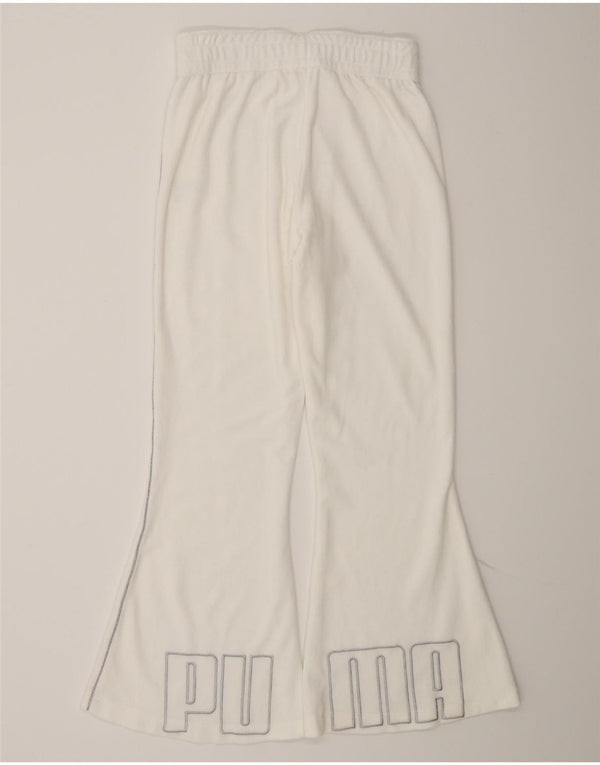 Puma Graphic Flare træningsdragt bukser til kvinder XS White Colourblock Sports