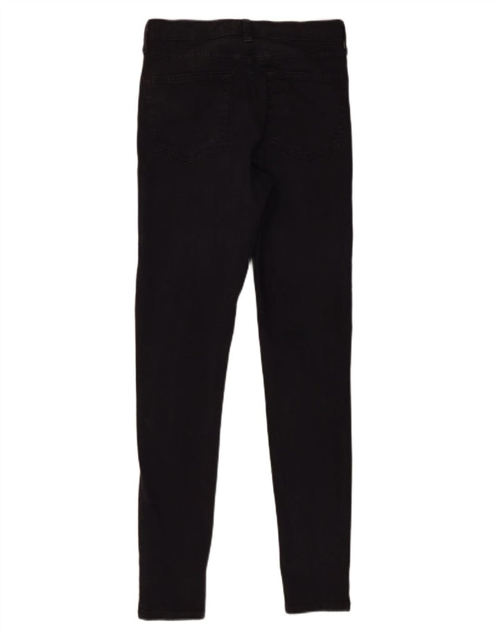 Topshop Dame Skinny Jeans W28 L29 Sort Polyester