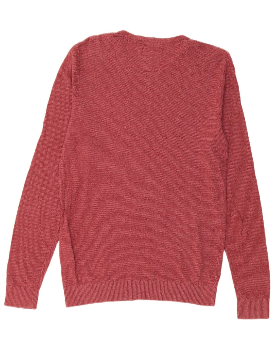 Fat Face Herre V-hals sweater lille rød bomuld