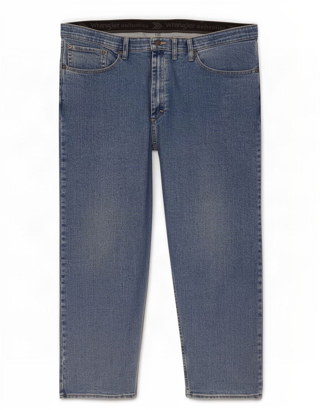 Wrangler Straight Jeans til mænd W44 L29 blå bomuld