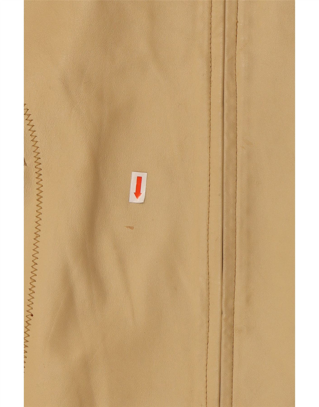 Conbipel Dame Læderjakke IT 48 XL Beige Læder