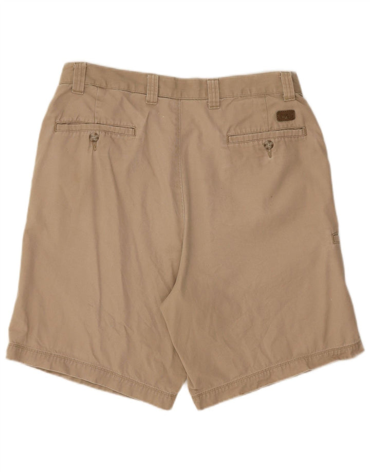 DOCKERS Mens Cargo Shorts W34 Large Beige Cotton