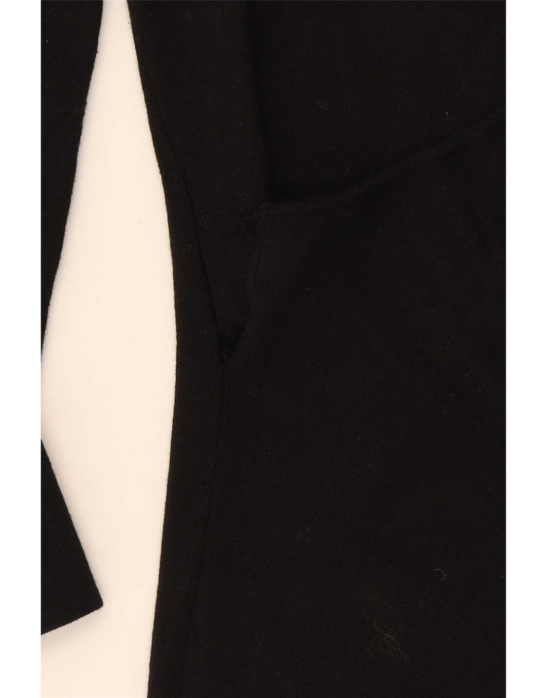 Dkny Dame Boat Neck Jumper Sweater UK 12 Medium Sort Bomuld