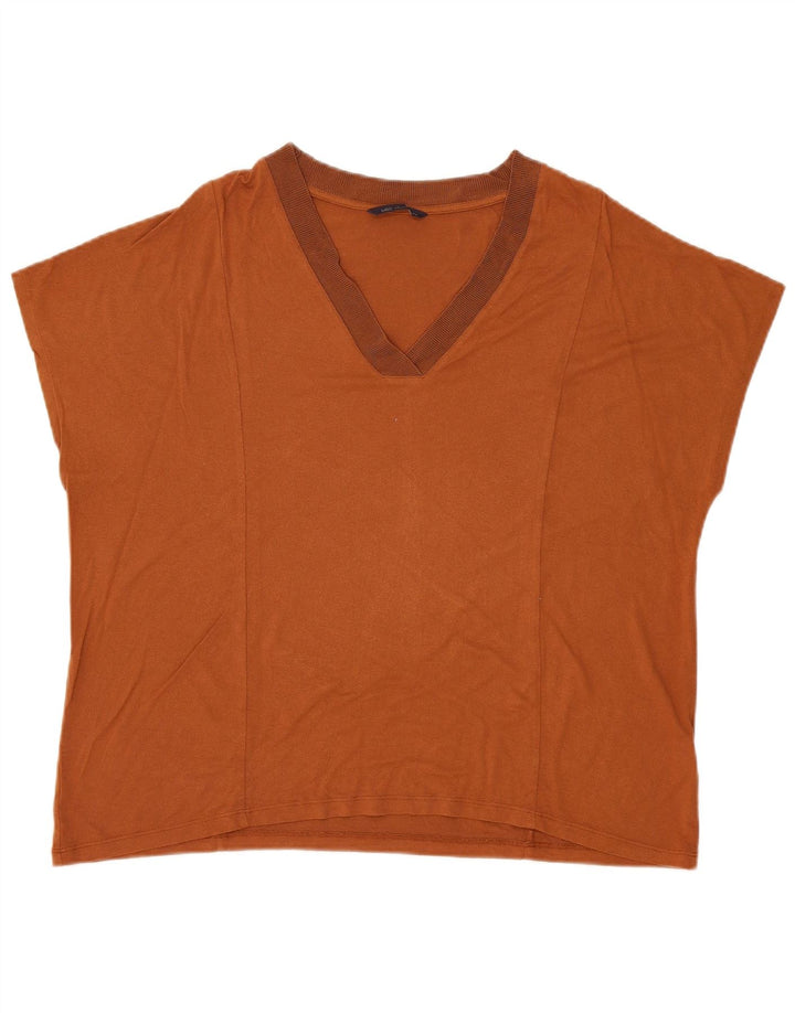 Marks & Spencer Damebluse Top UK 20 2XL Brun Viscose