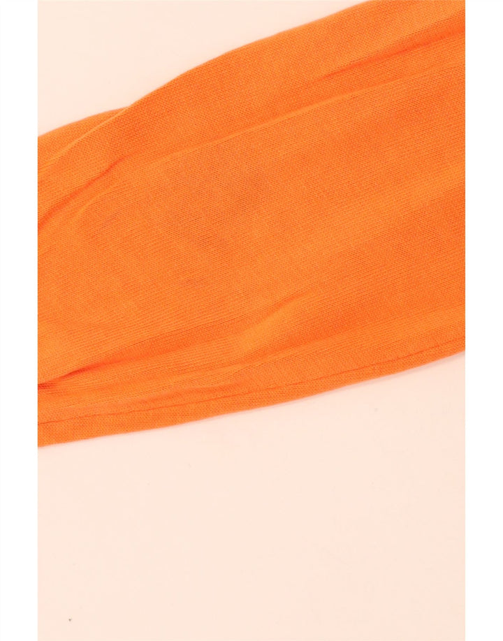 Henry Cottons Herre sweater med rund hals, medium orange bomuld